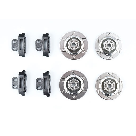 RDX用 樹脂製 ブレーキディスク/キャリパー [D1-011DM] - スーパーラジコン