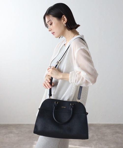LOEKA ボストンバッグ シボレザー2WAYボストン レディース : ZOZOTOWN