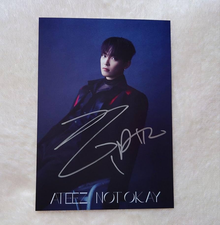 ateez ホンジュン直接サイン ateez ホンジュン直接サイン 【公式通販】