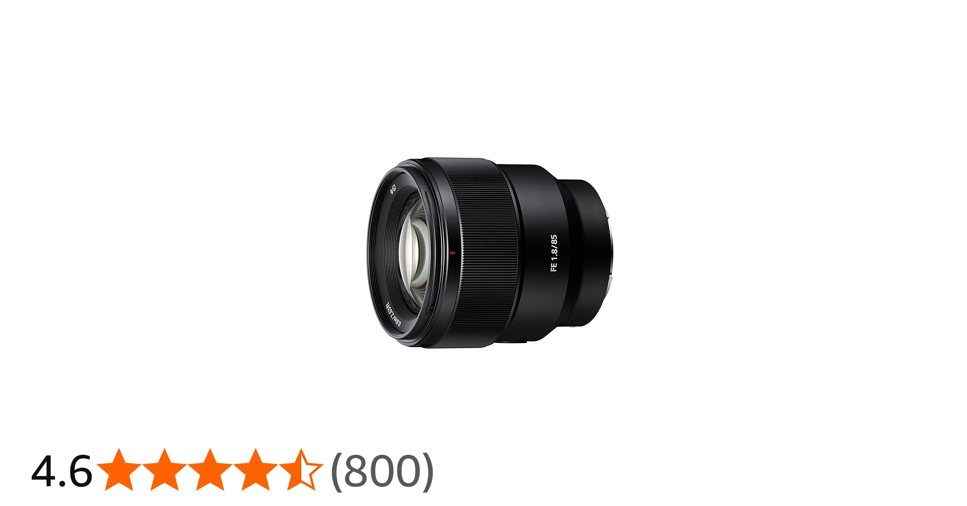 Sony Fe 85mm F1.8 Lens (SEL85F18/2), Black : Amazon.ca: Electronics