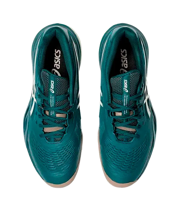 Asics Padel Shoes Gel-Resolution x Clay Saxon Green/Birch 2025