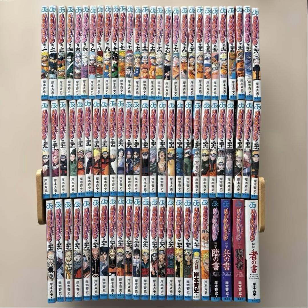 【人気セット】NARUTO 全巻＋外伝、秘伝臨・兵・闘・者７7巻セット ナルト 全巻 セット 全72巻 naruto 外伝 岸本 斉史 全巻セット 表紙