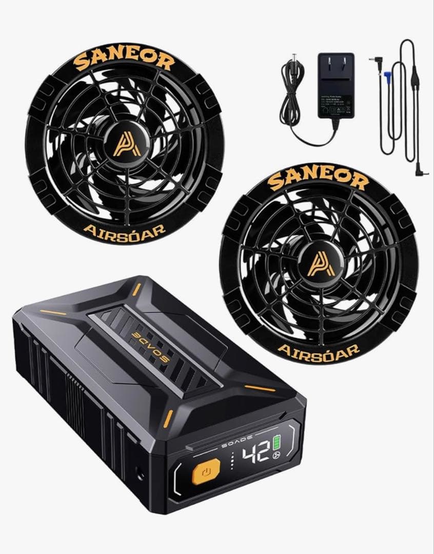 ファンバッテリーセット 42V超高出力40500mAhバッテリー2025 作業服 Amazon.co.jp: 【2025年新登場 42V超高出力 40500mAh大容量バッテリー