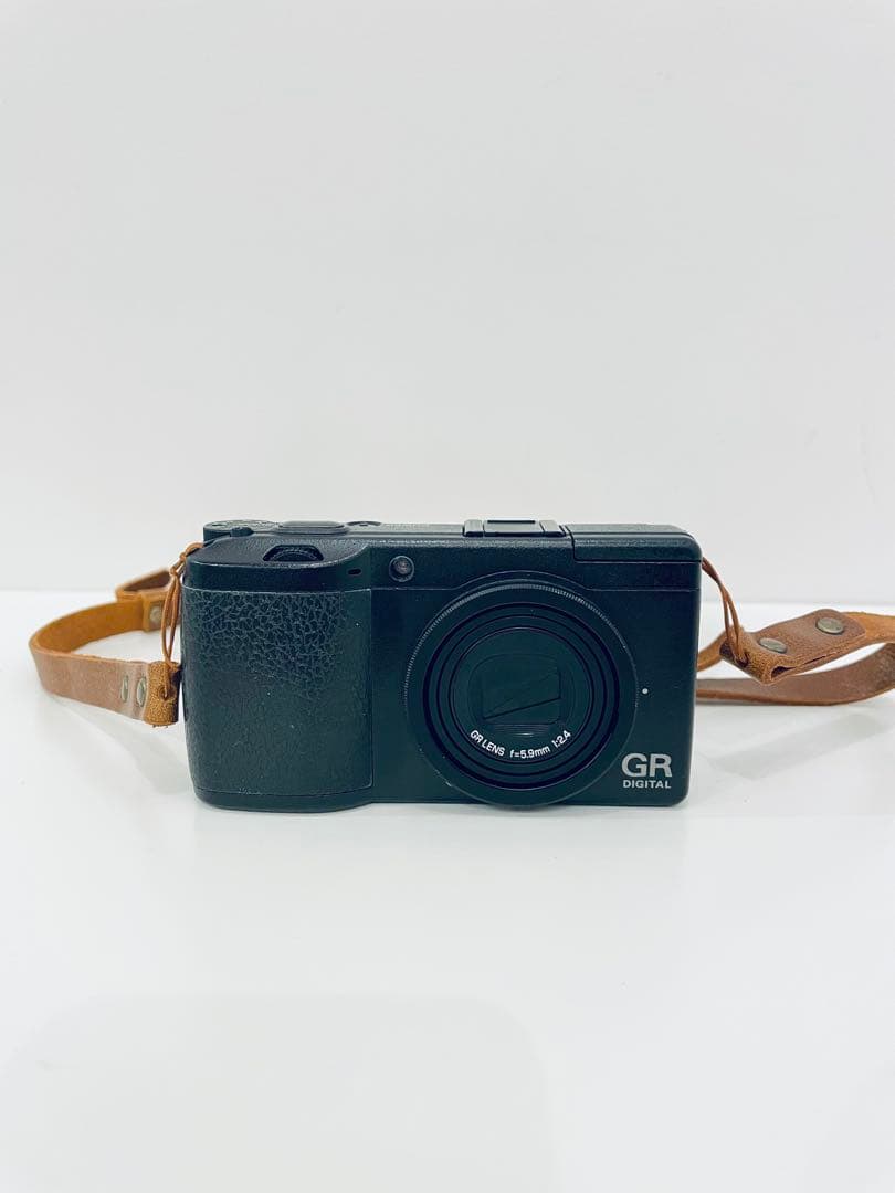 RICOH GR DIGITAL 2 ≪S数4228回≫ レザーストラップ付き ひも通し式レザーストラップ（リコーGRシリーズなど） | MilezaWorks