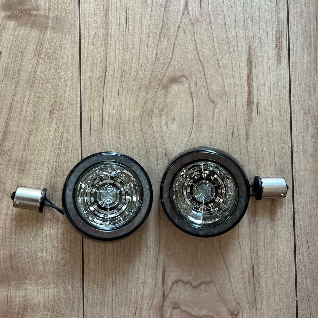 【ハーレー純正】 LEDフロントシグネチャーターンシグナルインサート ハーレーパーツ＆用品・ラッキースカル / 【ハーレー純正】 LED