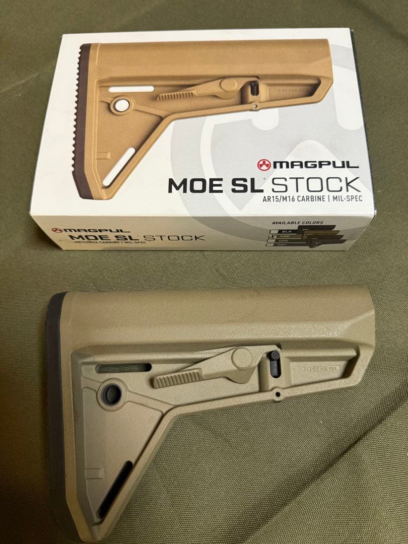 トイガン MAGPUL MOE SL STOCK FDE Magpul MOE SL® Carbine Stock - FDE | Aero Precision