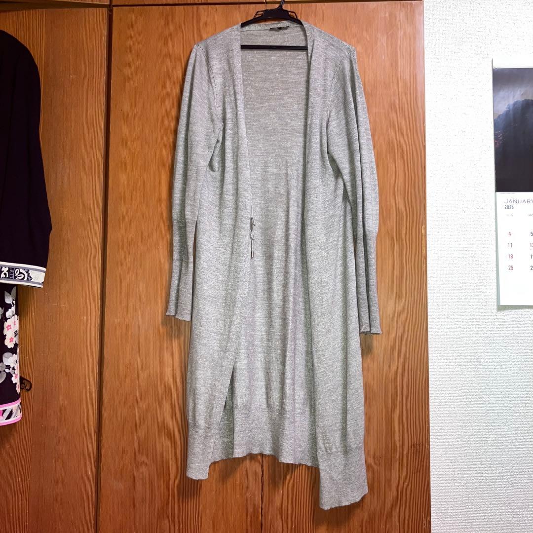 Loro Piana グレー カーディガン 48 1037385829796045_01_0940w.jpeg