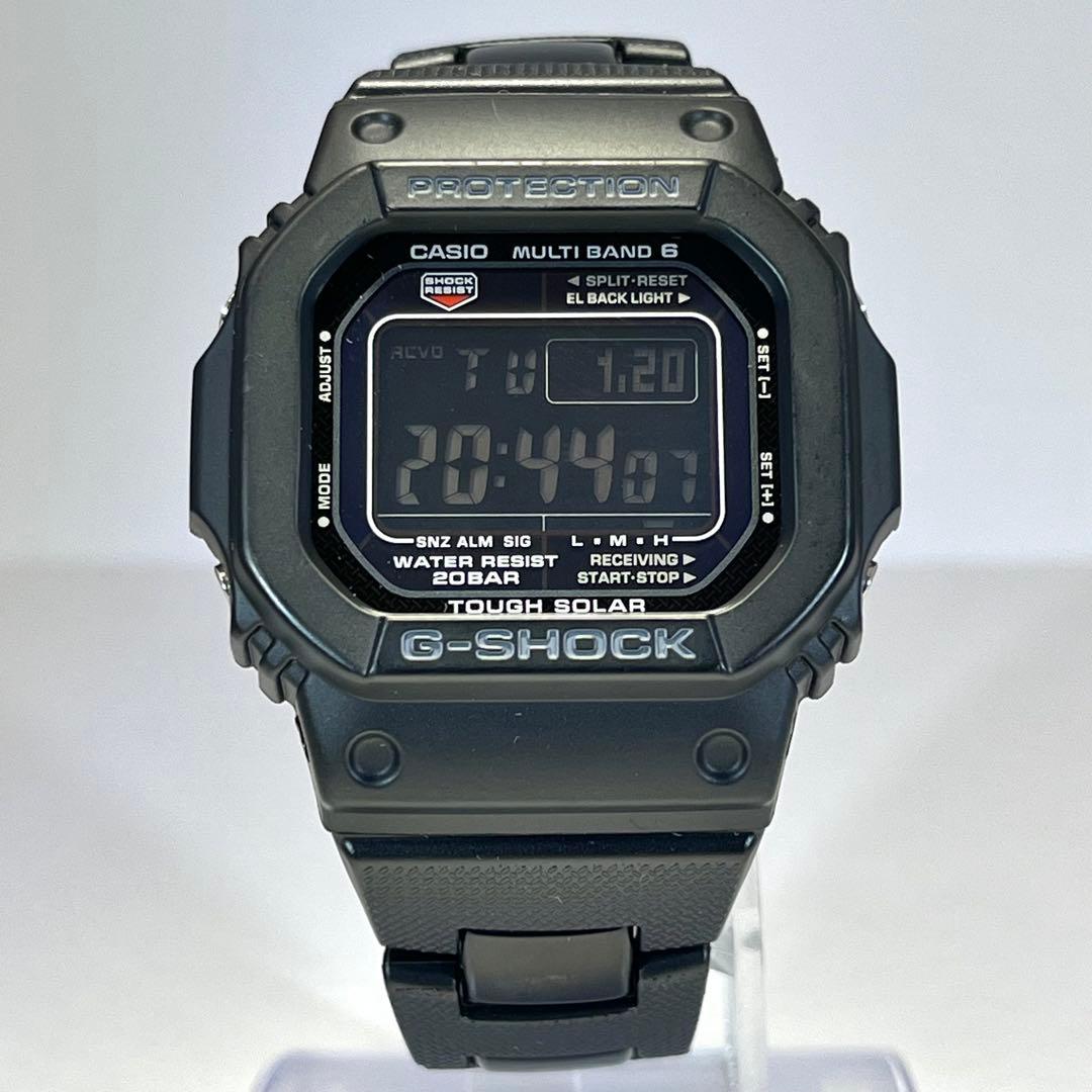 美品✨ G-SHOCK GW-M5610BC コンポジットバンド メンズ腕時計 G-SHOCK Gショック 電波ソーラー コンポジットバンド ブラック
