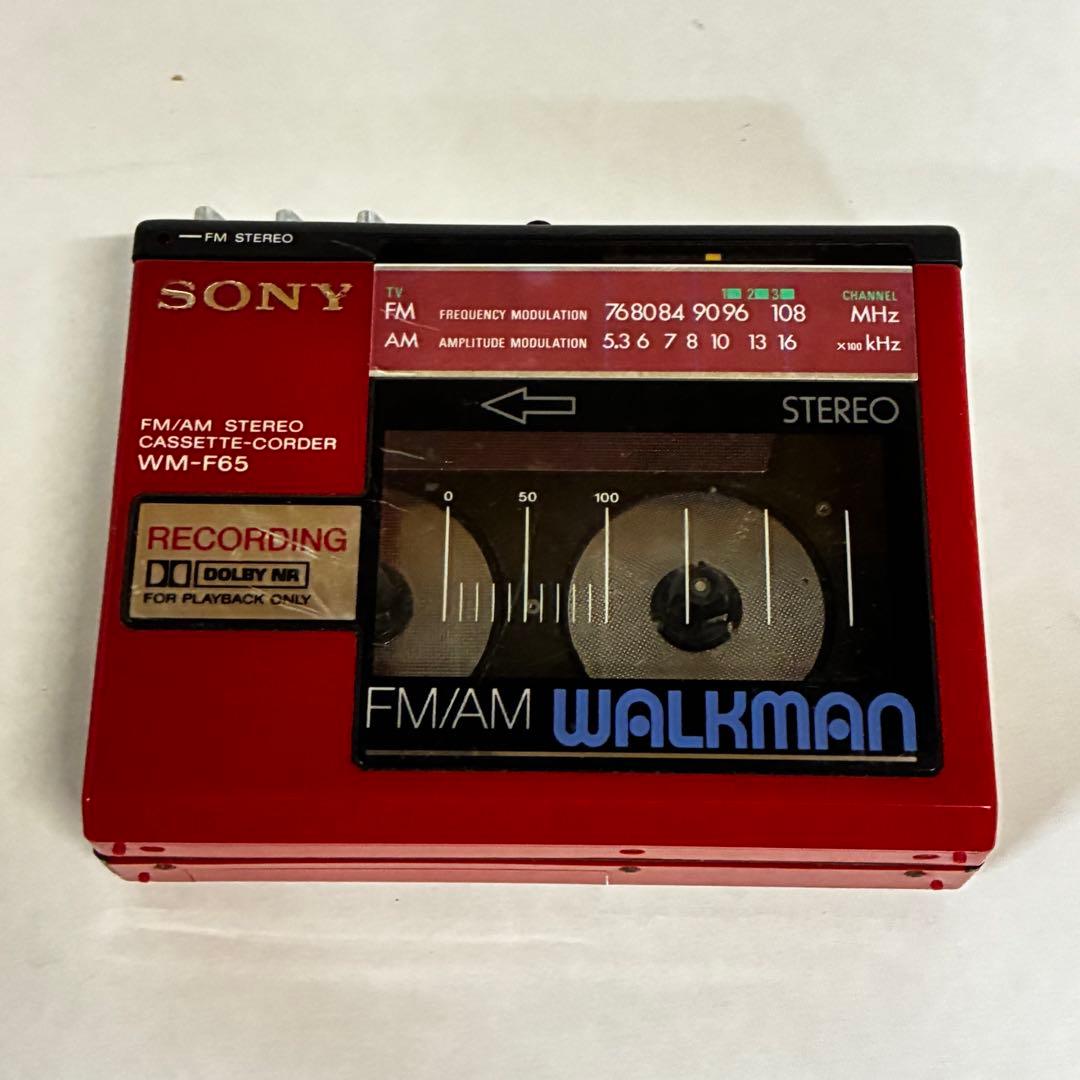SONY WM-F65 ウォークマン 本体 赤色 レトロ 現状品 Sony WM-F65 ▷ Walkman.land