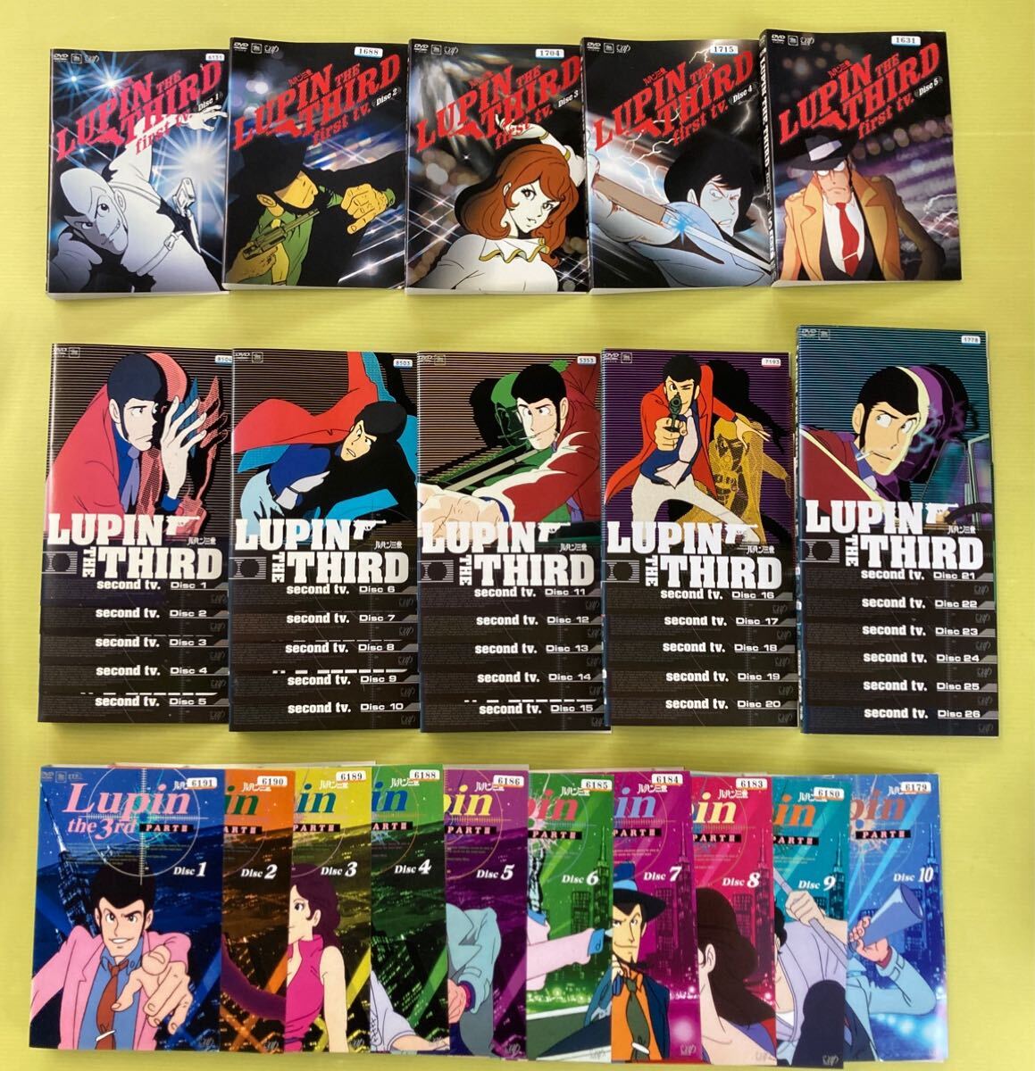 ルパン三世 LUPIN THE THIRD first 5巻 second 26巻 PARTⅢ 10巻 全41