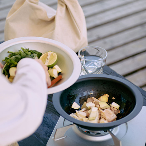 HEGE(ヘゲ)｜Φ250直火鍋（木蓋付き）セット＋＜costomaized by HEGE